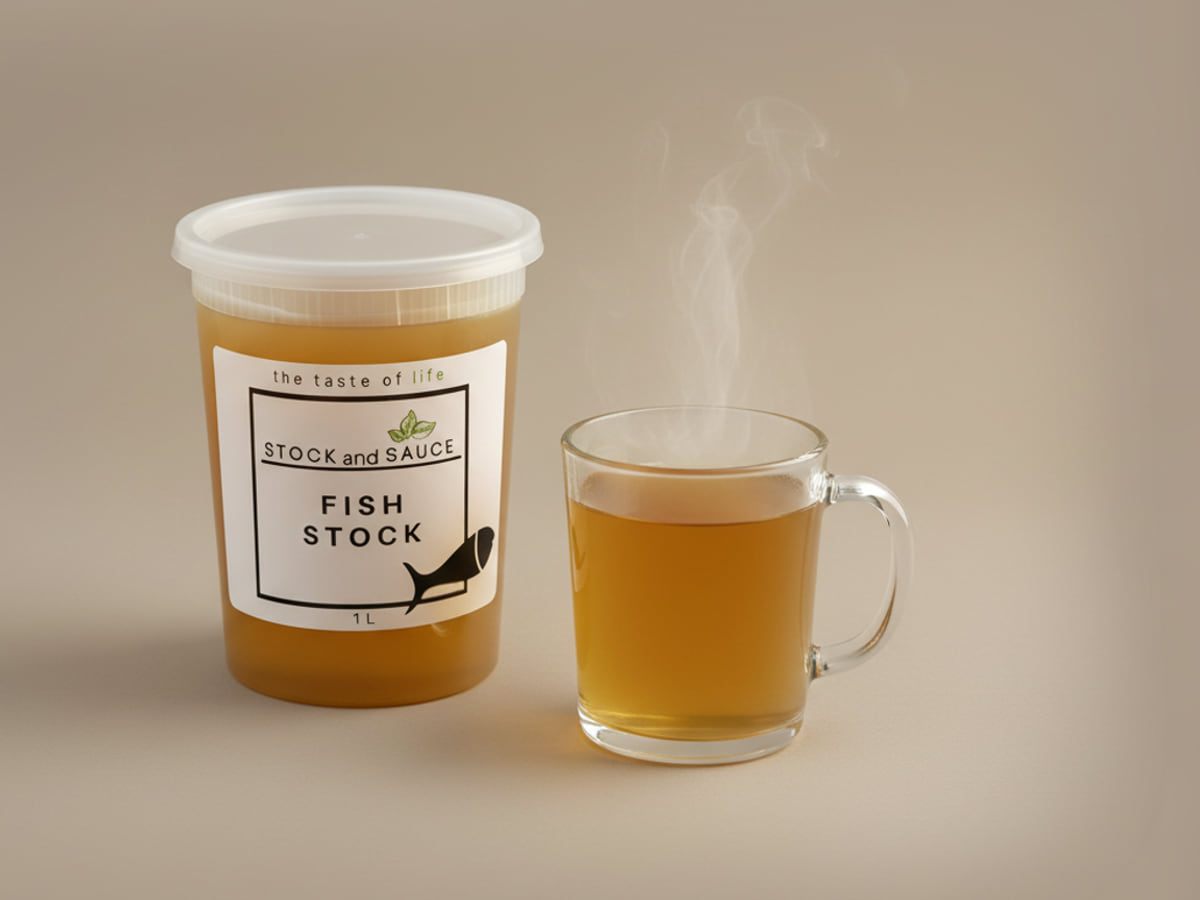 Stock & Sauce Fish Stock in a 1 L tub