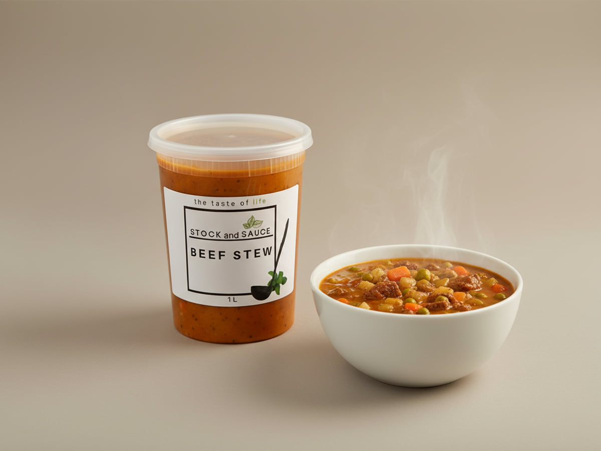 Tub of Stock & Sauce Beef Stew